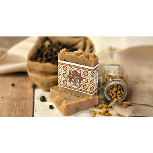 SYRIANA JABON NATURAL DE ALEPO - CAFÉ Y CARDAMOMO 100 GR  [1]
