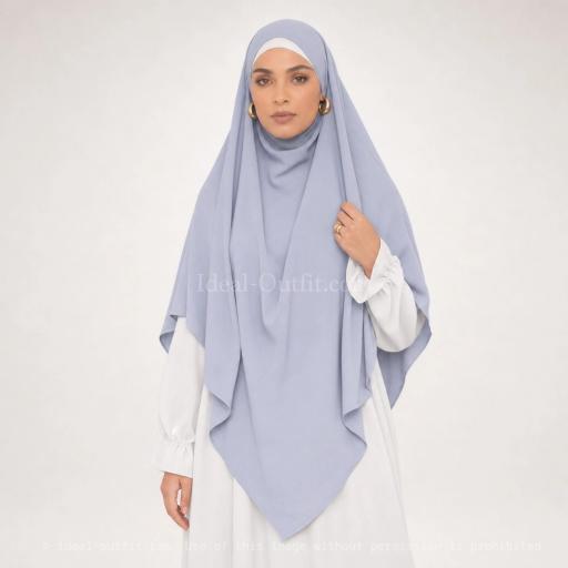 KHIMAR GRIS CLARO UNITALLA SEDA MEDINA [0]