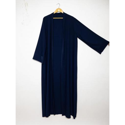 KIMONO LARGO SEDA MEDINA AZUL MARINO UNITALLA [2]