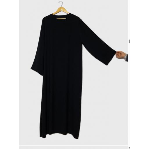 ABAYA EN JAZZ NEGRA UNITALLA