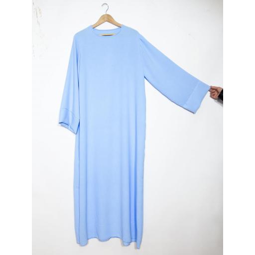 ABAYA EN JAZZ AZUL CELESTE UNITALLA [1]