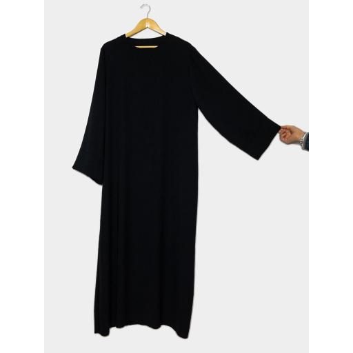 ABAYA EN JAZZ NEGRO UNITALLA [1]