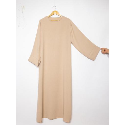 ABAYA OTOÑO/INVIERNO BEIGE UNITALLA JAZZ [1]