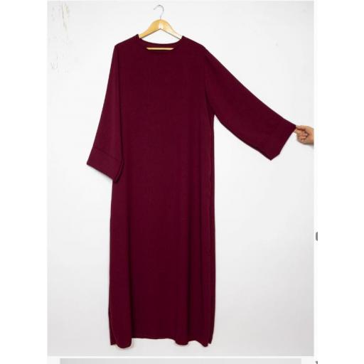 ABAYA EN JAZZ BURDEOS UNITALLA