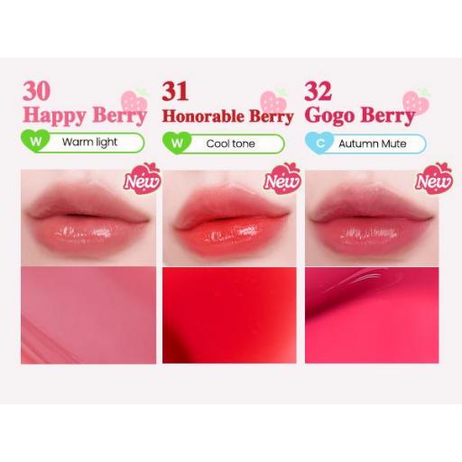 PERIPERA INK MOOD GLOWY TINT SOFT BERRY EDITION- 32 GOGO BERRY  [6]