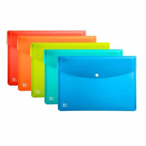 Carpeta sobre con broche marca Elba DIN A4 5 unidades Colores VARIADOS 