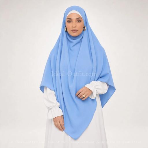 KHIMAR CELESTE UNITALLA SEDA MEDINA 