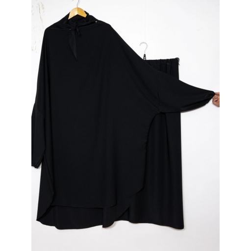 CONJUNTO DE JILBAB CON FALDA DE SEDA DE MEDINA  [1]