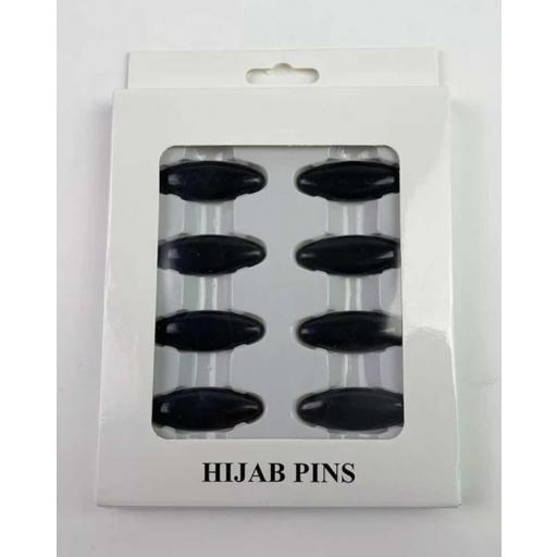 8 HIJAB PINS BLACK (NEGRO) [0]