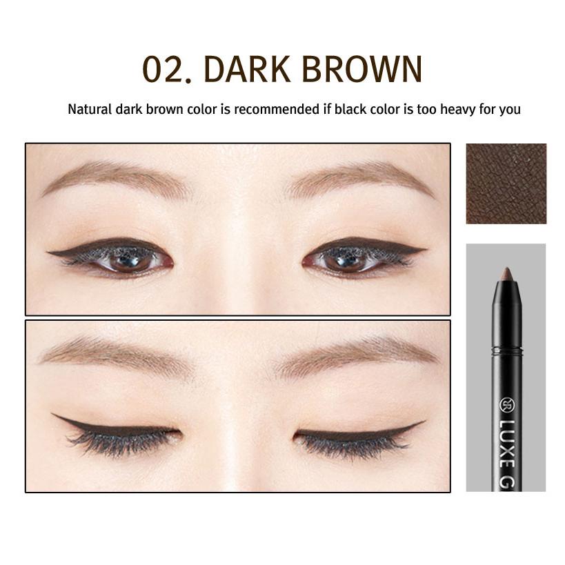 Luxe Gel Eyeliner (#2 Dark Brown) Marrón Oscuro