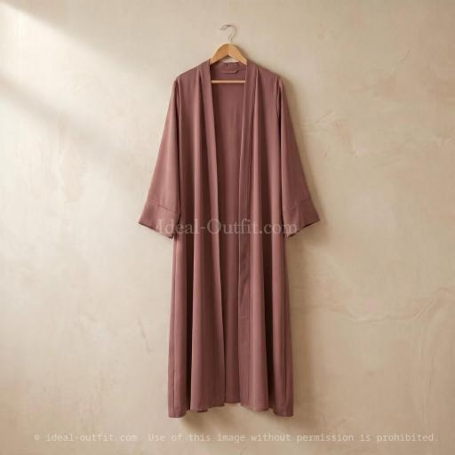KIMONO LARGO SEDA MEDINA ROSA VIEJA UNITALLA [2]