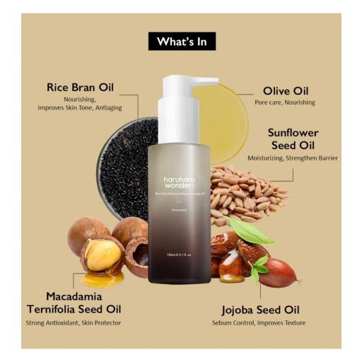 HARU HARU WONDER DEEPLY CLEANSING OIL WITH BLACK RICE  [2]