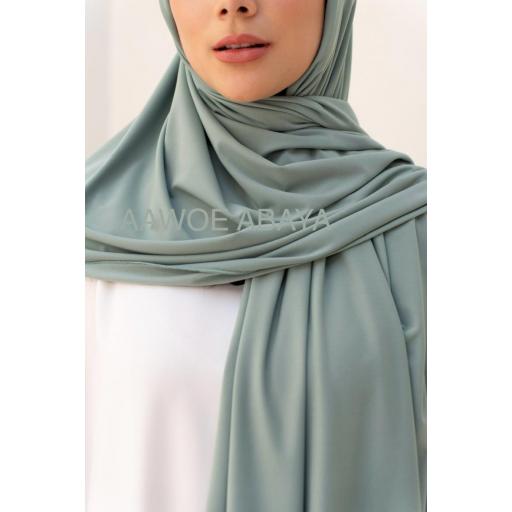 HIJAB PUNTO JERSEY VERDE AGUA [1]