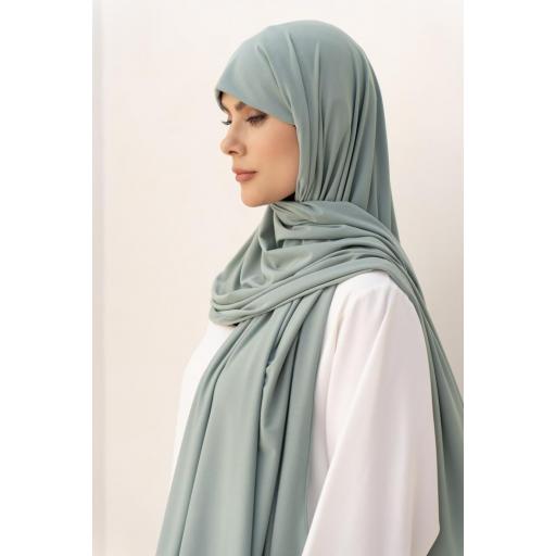 HIJAB PUNTO JERSEY VERDE AGUA [2]