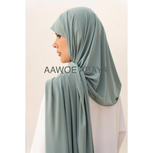 HIJAB PUNTO JERSEY VERDE AGUA [3]