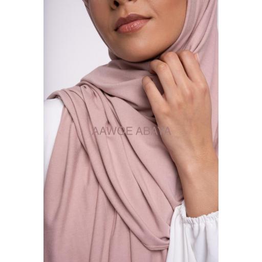 HIJAB DE PUNTO DE VISCOSA ROSA CLARO [1]