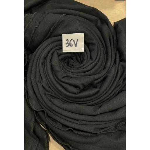 HIJAB DE PUNTO DE VISCOSA NEGRO [3]