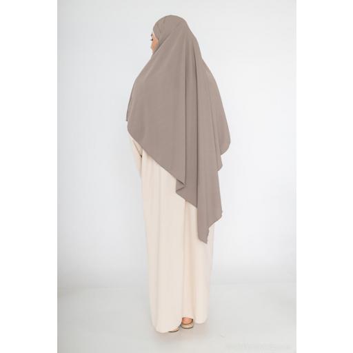 ABAYA SEDA MEDINA COLOR BEIGE UNITALLA [7]