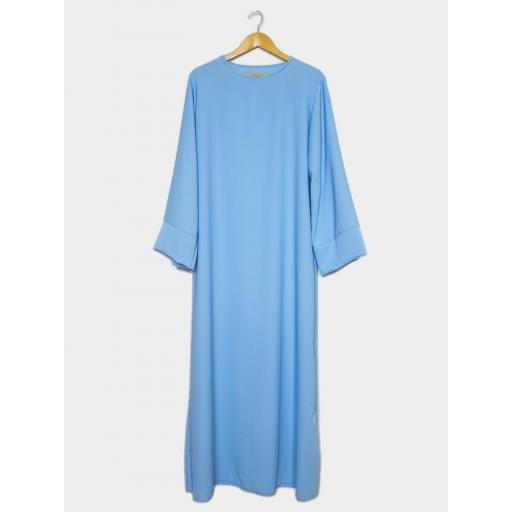 ABAYA SEDA MEDINA AZUL CELESTE UNITALLA [1]