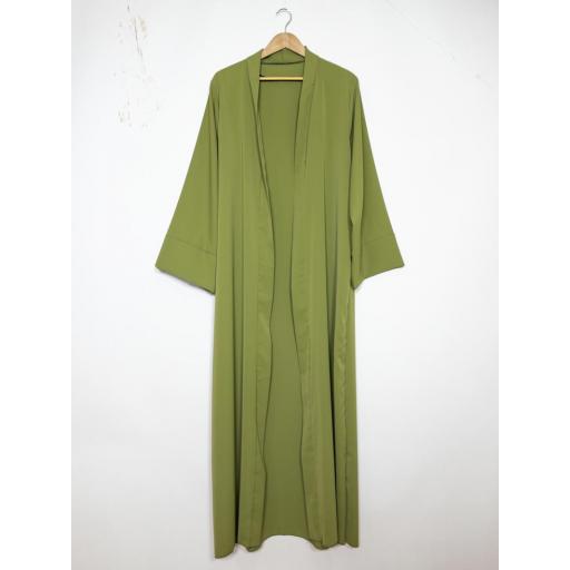 KIMONO ISLÁMICO LARGO VERDE PISTACHO SEDA MEDINA UNITALLA [1]