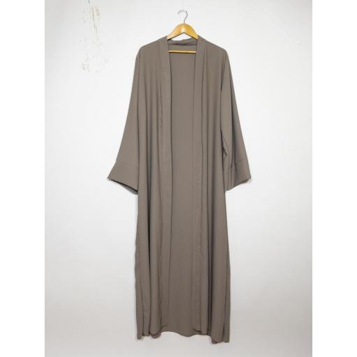 KIMONO ISLÁMICO LARGO COLOR TAUPE SEDA MEDINA UNITALLA [1]