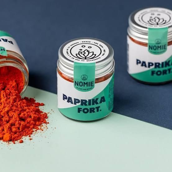 PAPRIKA FUERTE ORGANICA EN POLVO 33 GR EN BOTE DE CRISTAL