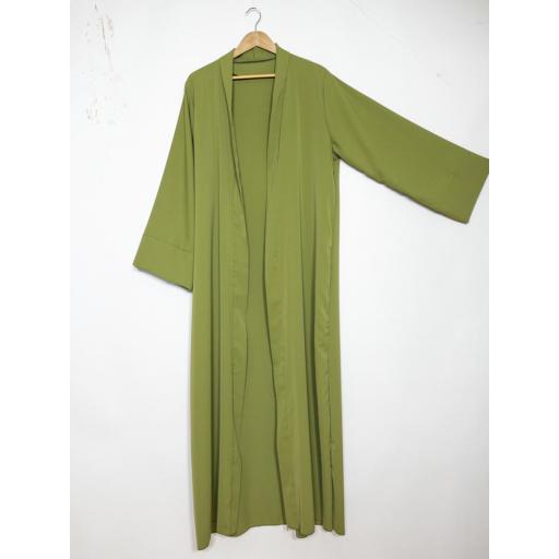 KIMONO ISLÁMICO LARGO VERDE PISTACHO SEDA MEDINA UNITALLA [1]