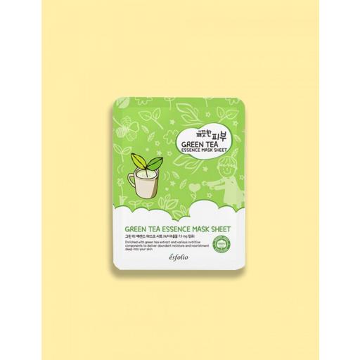 PURE SKIN ESSENCE MASK SHEET GREEN TEA [4]