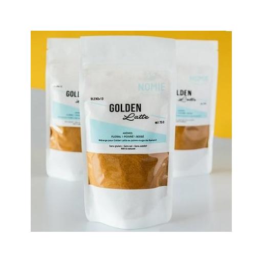GOLDEN LATTE ORGANICO Y NATURAL 75 GRAMOS