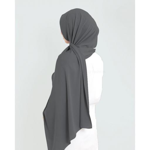 HIJAB SEDA MEDINA GRIS OSCURO