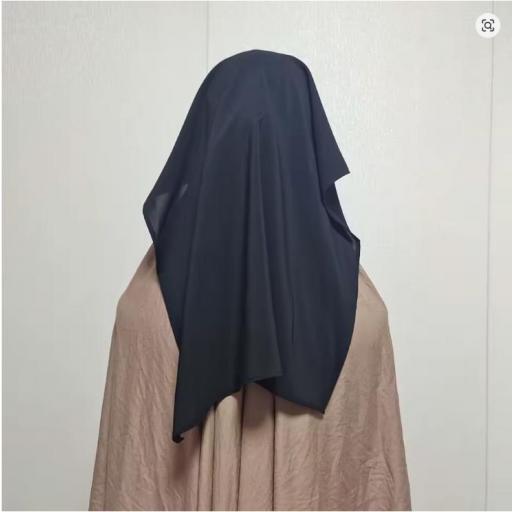 NIQAB NEGRO LARGO  [2]
