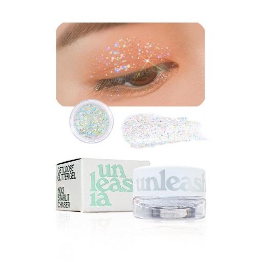 UNLEASHIA GET LOOSE GLITTER GEL - 02 STARLIT CHASER 4 GRAMOS [2]