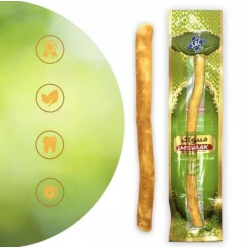 MISWAK NATURAL TOOTHBURSH SAC MINT (1 UNIDAD)