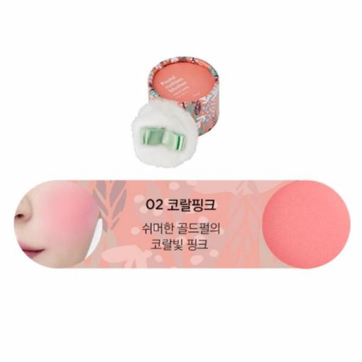 PASTEL CUSHION BLUSHER THE FACE SHOP - 02 CORAL PINK [1]