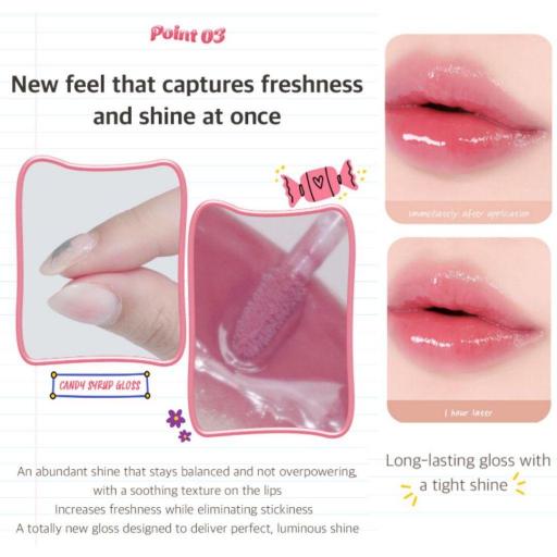 THE SAEM CANDY SYRUP GLOSS (3 COLORES ELEGIBLES) [7]