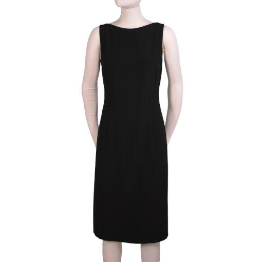 VESTIDO AZAFATA EN COLOR NEGRO BASICO (TALLAS ELEGIBLES)