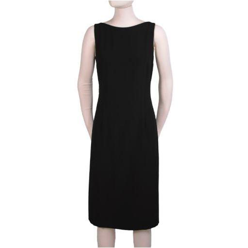VESTIDO AZAFATA EN COLOR NEGRO BASICO (TALLAS ELEGIBLES)