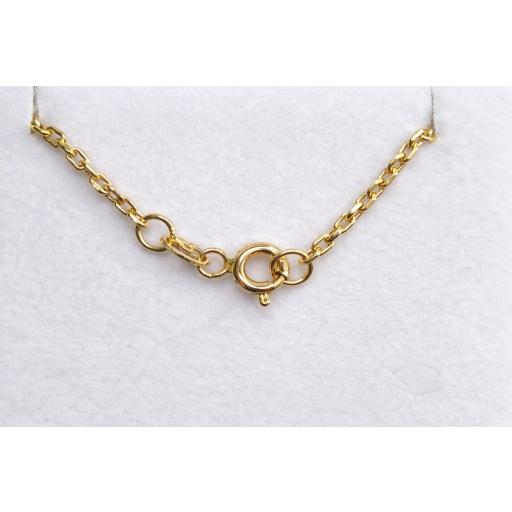 Cadena de Oro 18 Quilates Forzada 50 cm 1,60 mm Semihueca 2,25 g Contrastada [1]