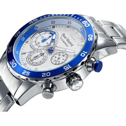 ​Tengo Tu Reloj Viceroy Real Madrid 40965-05 Acero Crono ¡Míralo! [1]