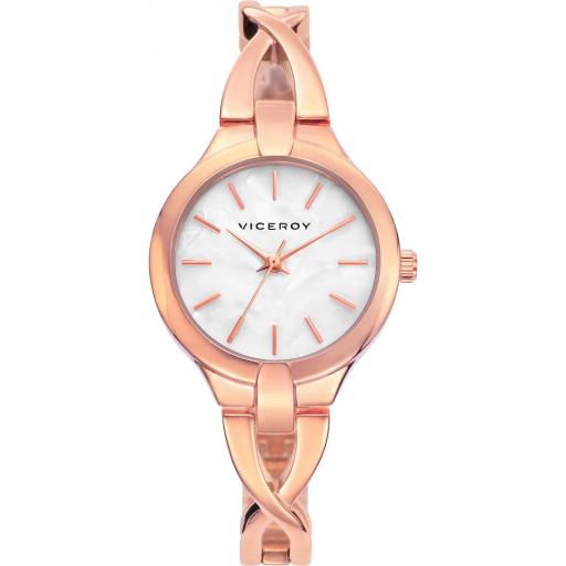 Precioso RELOJ VICEROY MUJER ORO ROSA Chapado ¡El Tuyo! [0]