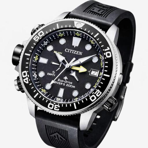 Reloj de buceo Citizen BN2036-14E Promaster Aqualand Eco-Drive Diver ISO 46 mm