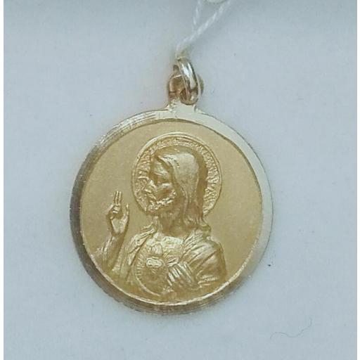 ¡Llévatela! Medalla De Oro De La Virgen Del Carmen Escapulario [1]