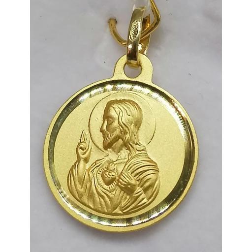 Medalla Escapulario Virgen Del Carmen Oro 16 mm [1]