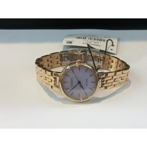 Citizen Lady EM0993-82X Reloj Elegante para Mujer con Tecnología Eco Drive - 10% Descuento [0]