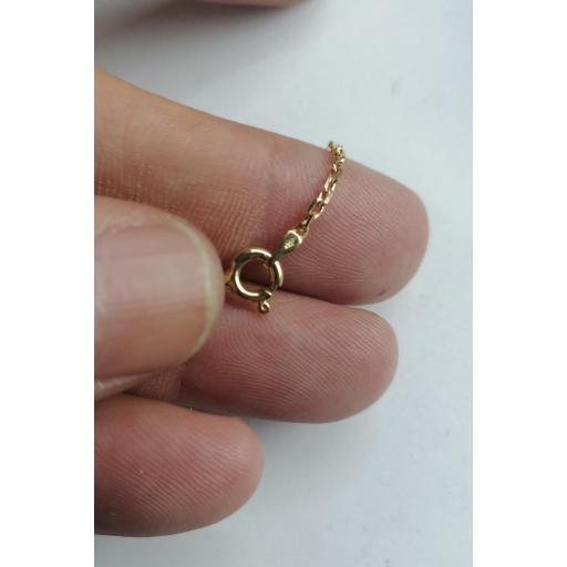 Cadena forzada de oro 18 quilates hueca 2.0 mm 45cm [3]
