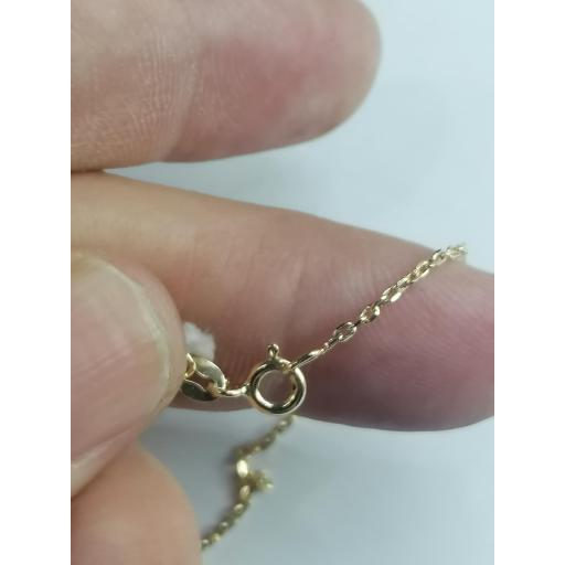 Cadena forzada de oro 18 quilates hueca 2.0 mm 45cm [3]