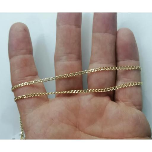 Cadena Oro 18K Barbada Hueca 2.5mm x 50cm | Unisex | 564€ [2]
