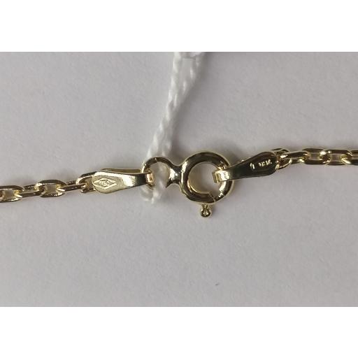 Cadena Oro 18K Forzada Hueca 2mm x 50cm (3.10g) [3]