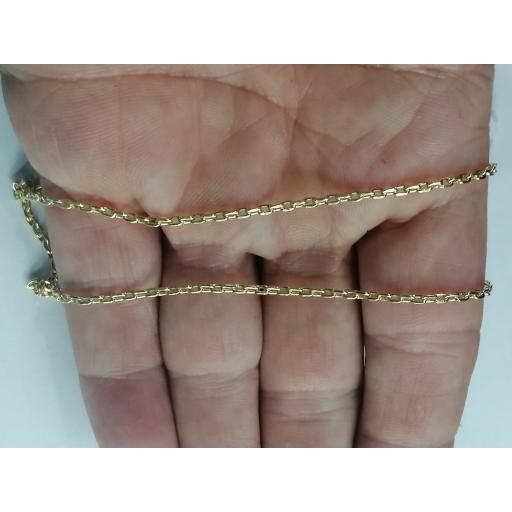 Cadena Oro 18K Forzada Hueca 2mm x 50cm (3.10g) [2]