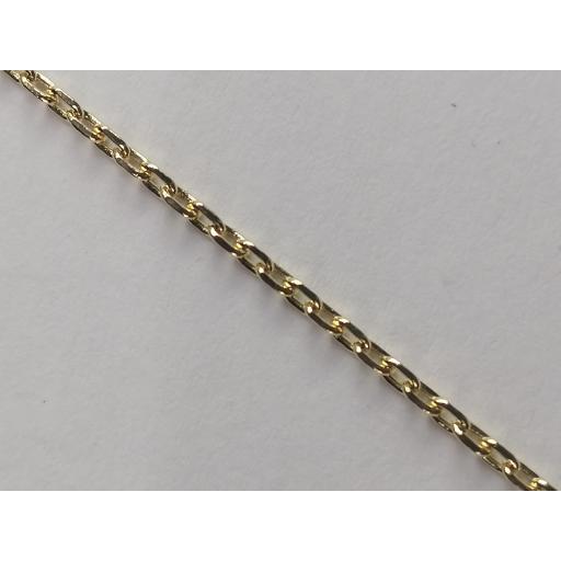 Cadena Oro 18K Forzada Hueca 2mm x 50cm (3.10g)